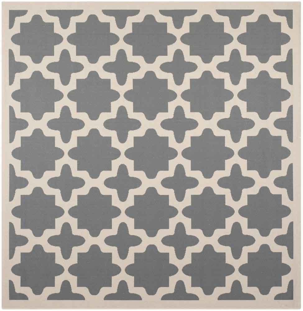  Safavieh Courtyard 6913 Indoor / Outdoor Rug - Red / Bone - Bonton