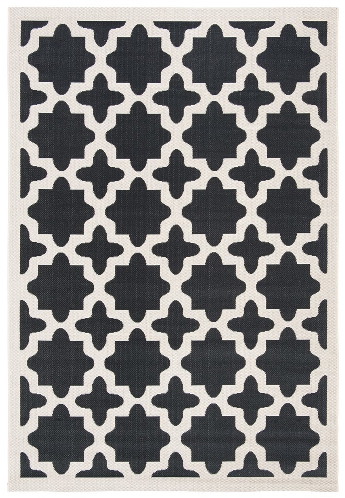  Safavieh Courtyard 6913 Indoor / Outdoor Rug - Blue / Beige - Bonton