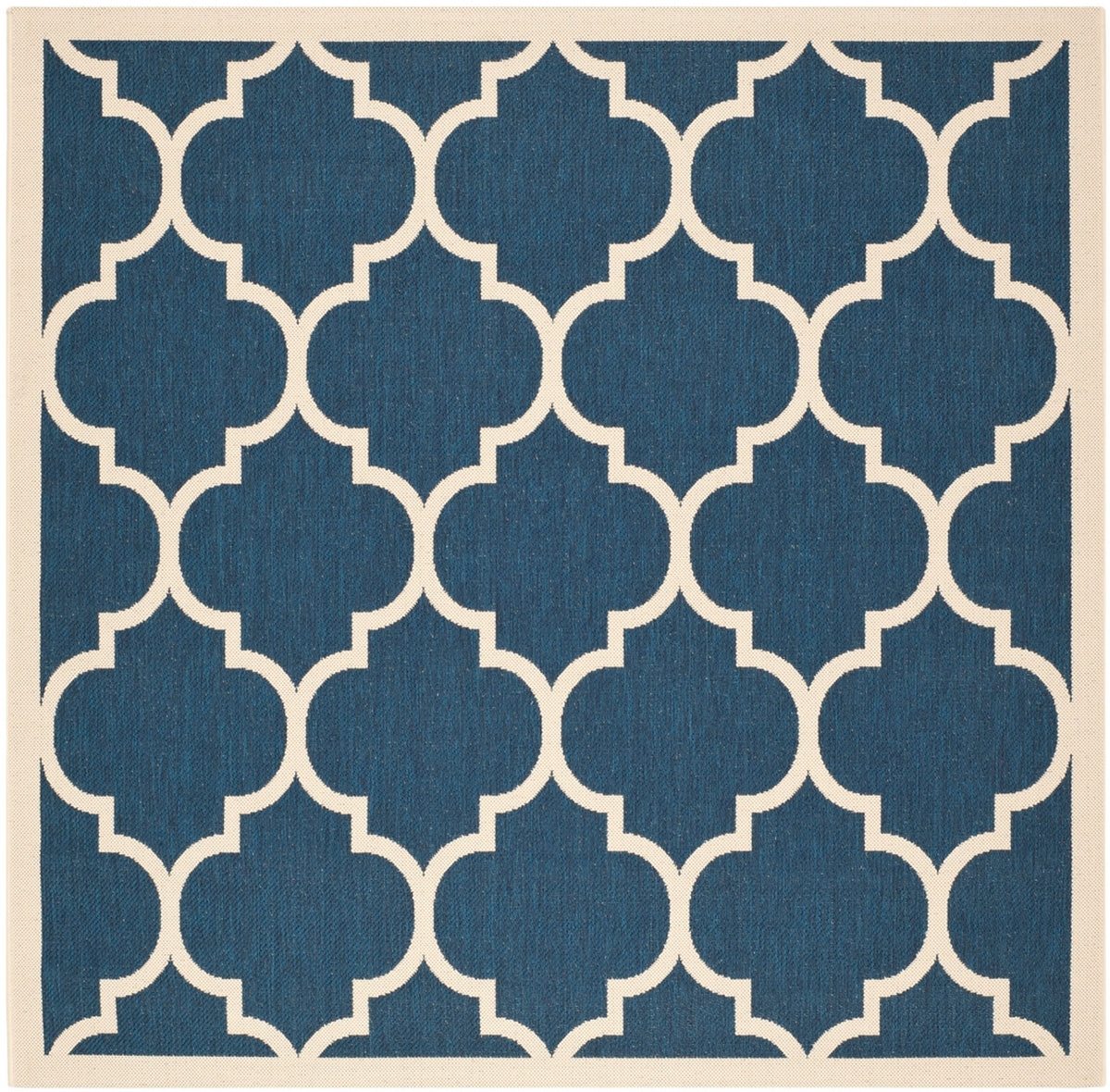  Safavieh Courtyard 6914 Indoor / Outdoor Rug - Anthracite / Beige - Bonton