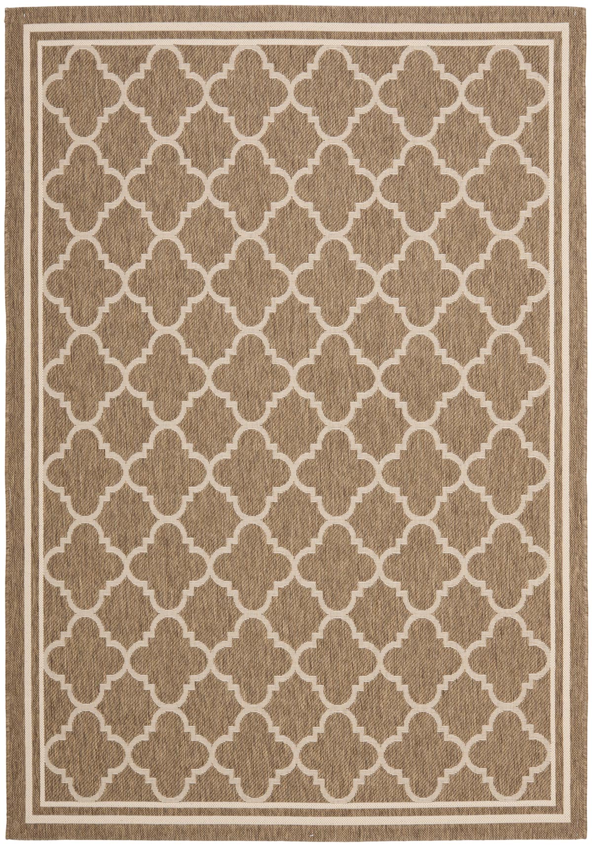  Safavieh Courtyard 6918 Indoor / Outdoor Rug - Dark Green / Beige - Bonton