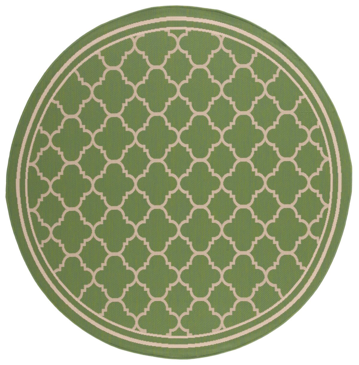  Safavieh Courtyard 6918 Indoor / Outdoor Rug - Green / Beige - Bonton