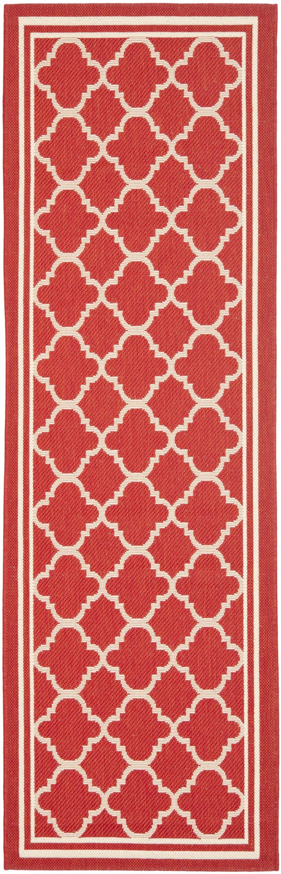  Safavieh Courtyard 6918 Indoor / Outdoor Rug - Green / Beige - Bonton