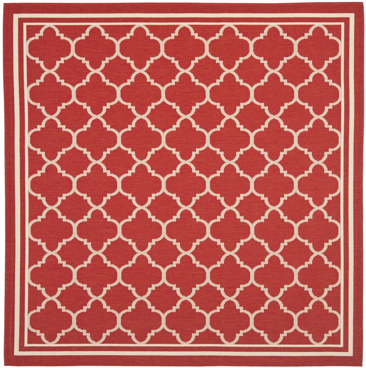  Safavieh Courtyard 6918 Indoor / Outdoor Rug - Red / Bone - Bonton