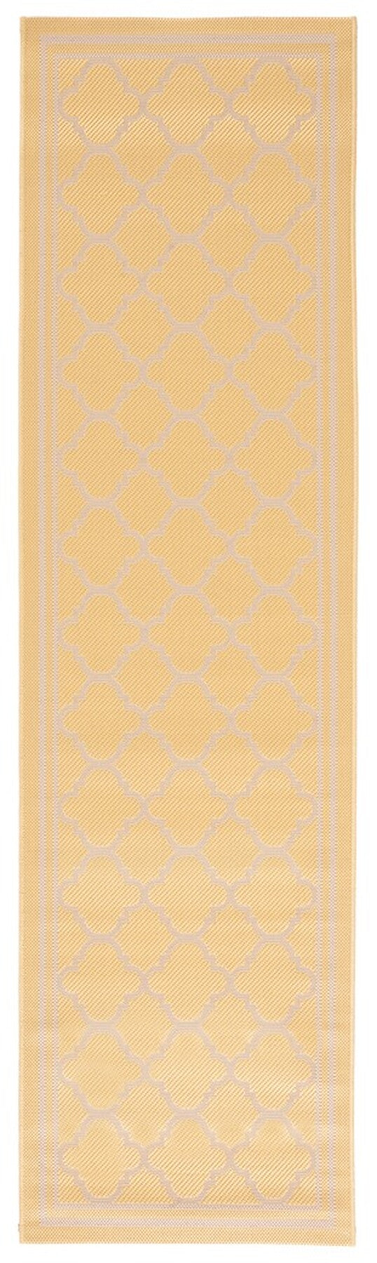  Safavieh Courtyard 6918 Indoor / Outdoor Rug - Gold / Beige - Bonton