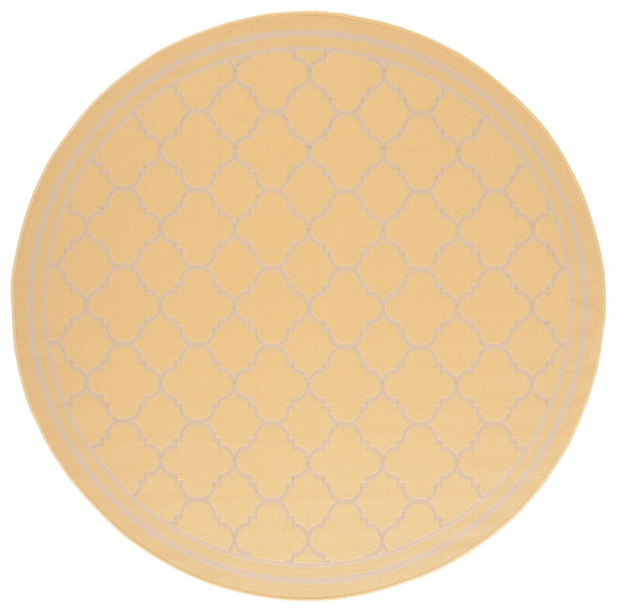  Safavieh Courtyard 6918 Indoor / Outdoor Rug - Gold / Beige - Bonton