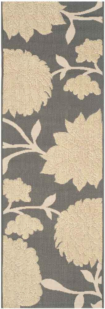  Safavieh Courtyard 7321 Indoor / Outdoor Rug - Beige / Blue - Bonton