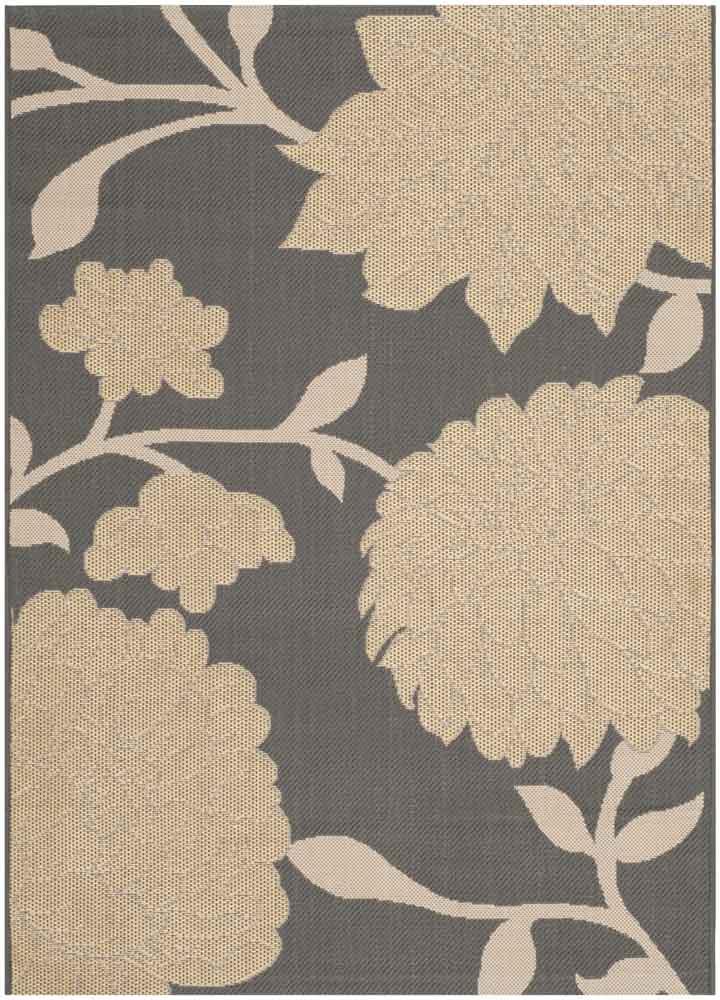  Safavieh Courtyard 7321 Indoor / Outdoor Rug - Beige / Blue - Bonton