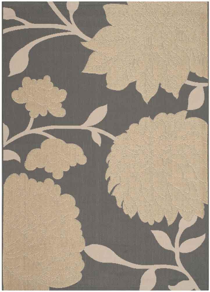  Safavieh Courtyard 7321 Indoor / Outdoor Rug - Beige / Blue - Bonton