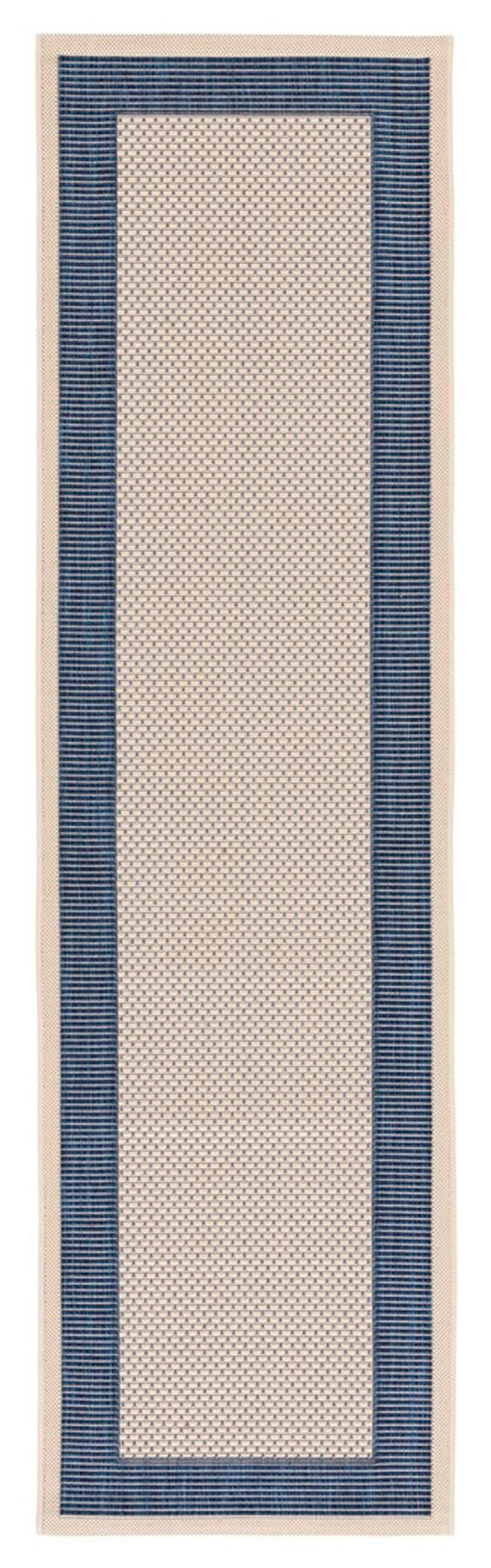  Safavieh Courtyard 7987 Indoor / Outdoor Rug - Beige / Dark Green - Bonton