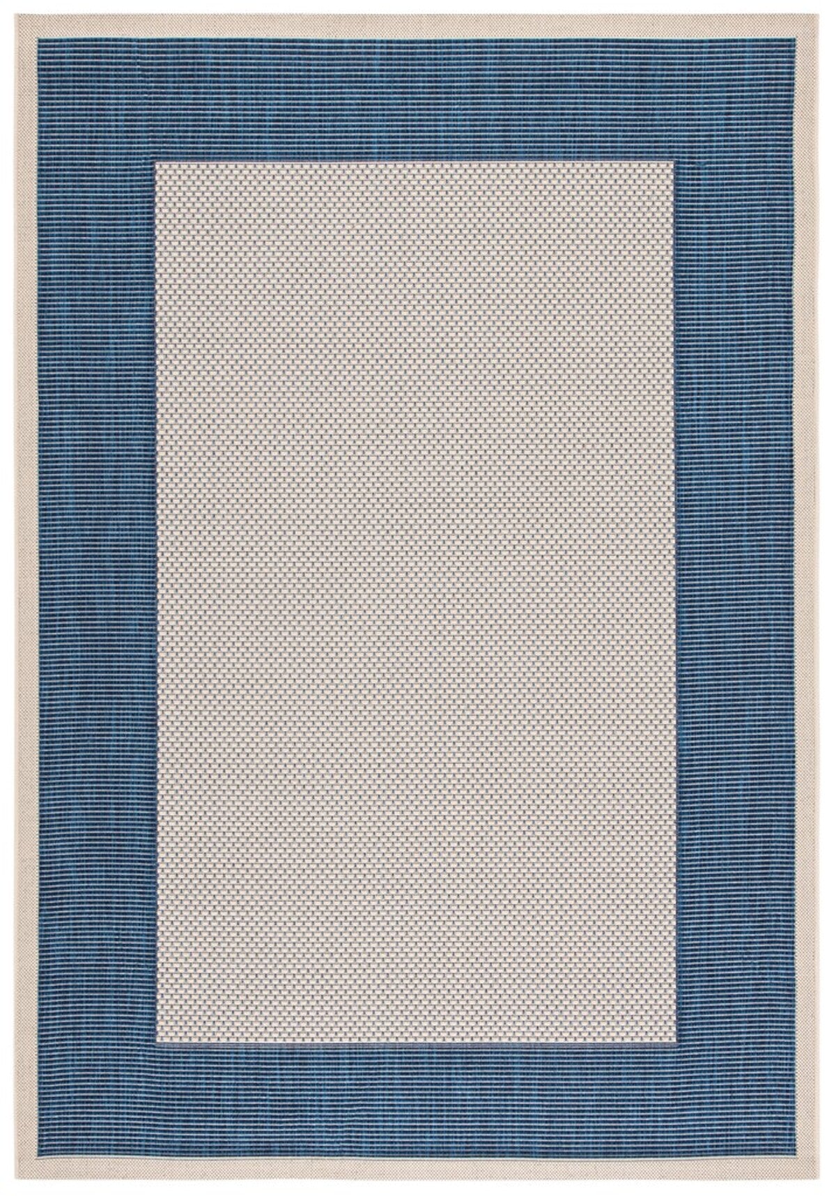  Safavieh Courtyard 7987 Indoor / Outdoor Rug - Navy / Beige - Bonton