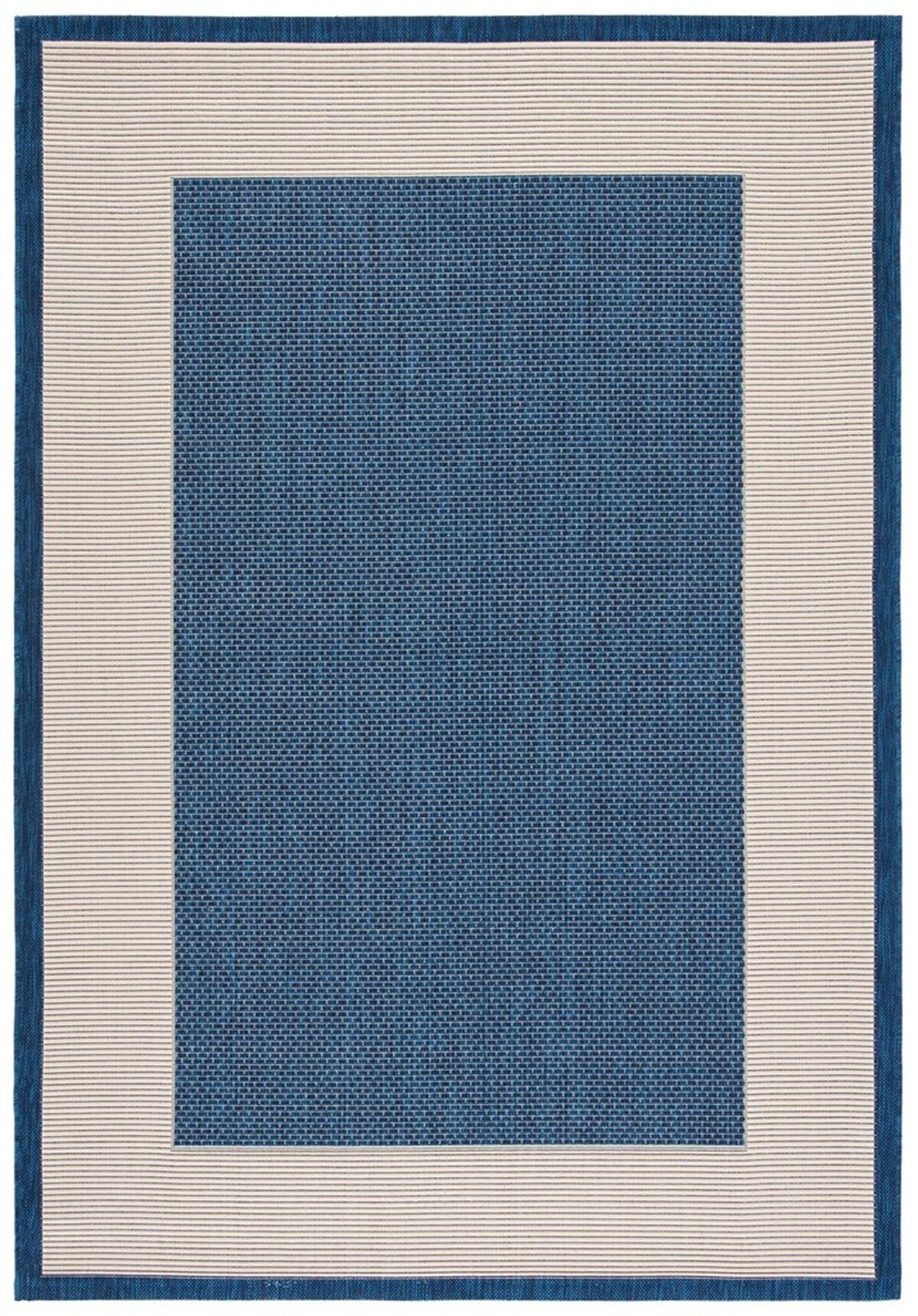  Safavieh Courtyard 7987 Indoor / Outdoor Rug - Navy / Beige - Bonton