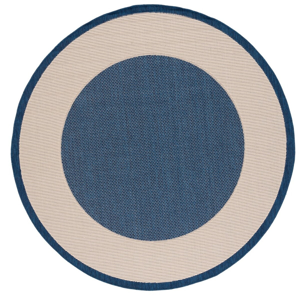  Safavieh Courtyard 7987 Indoor / Outdoor Rug - Navy / Beige - Bonton