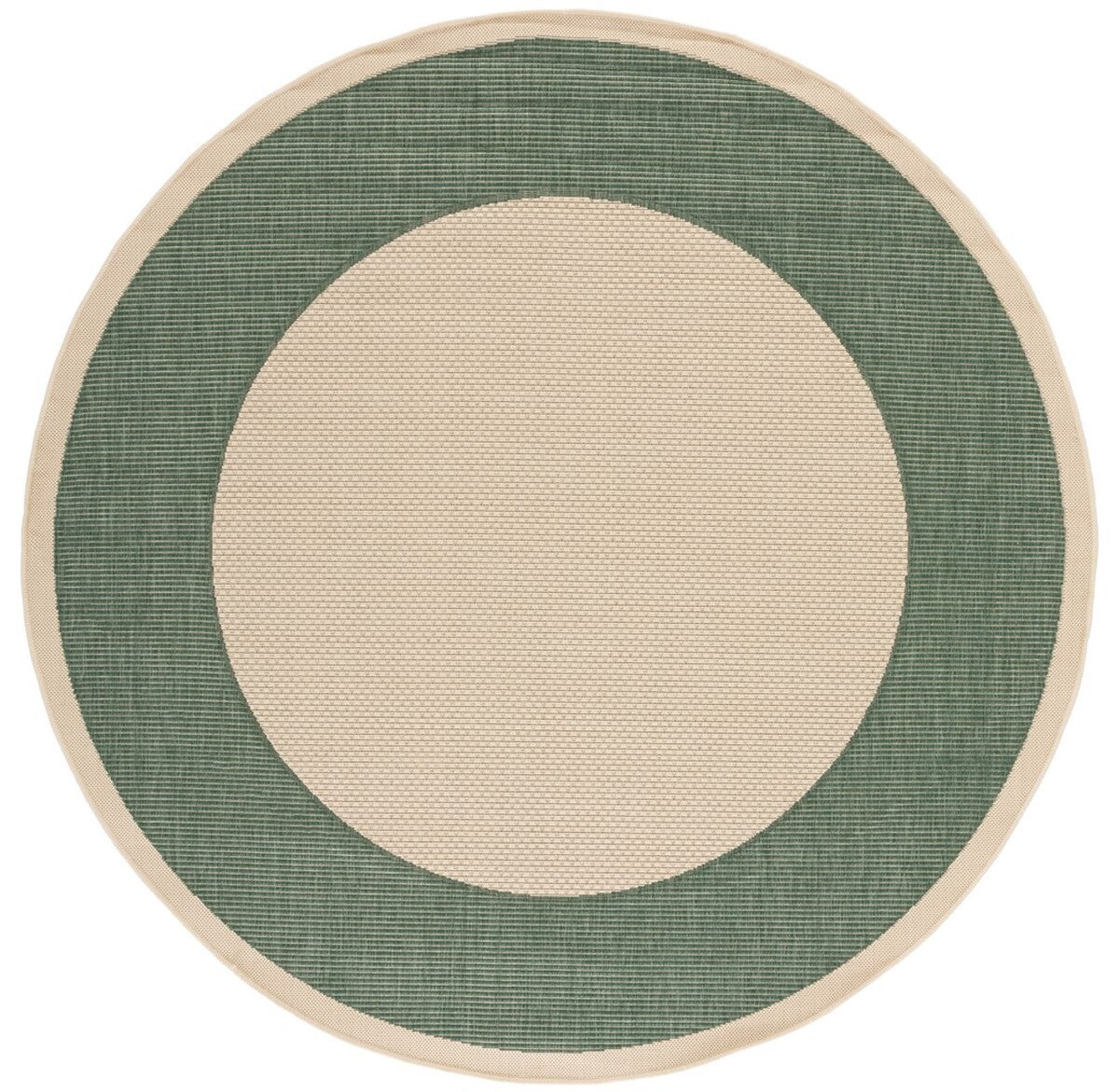  Safavieh Courtyard 7987 Indoor / Outdoor Rug - Beige / Dark Green - Bonton