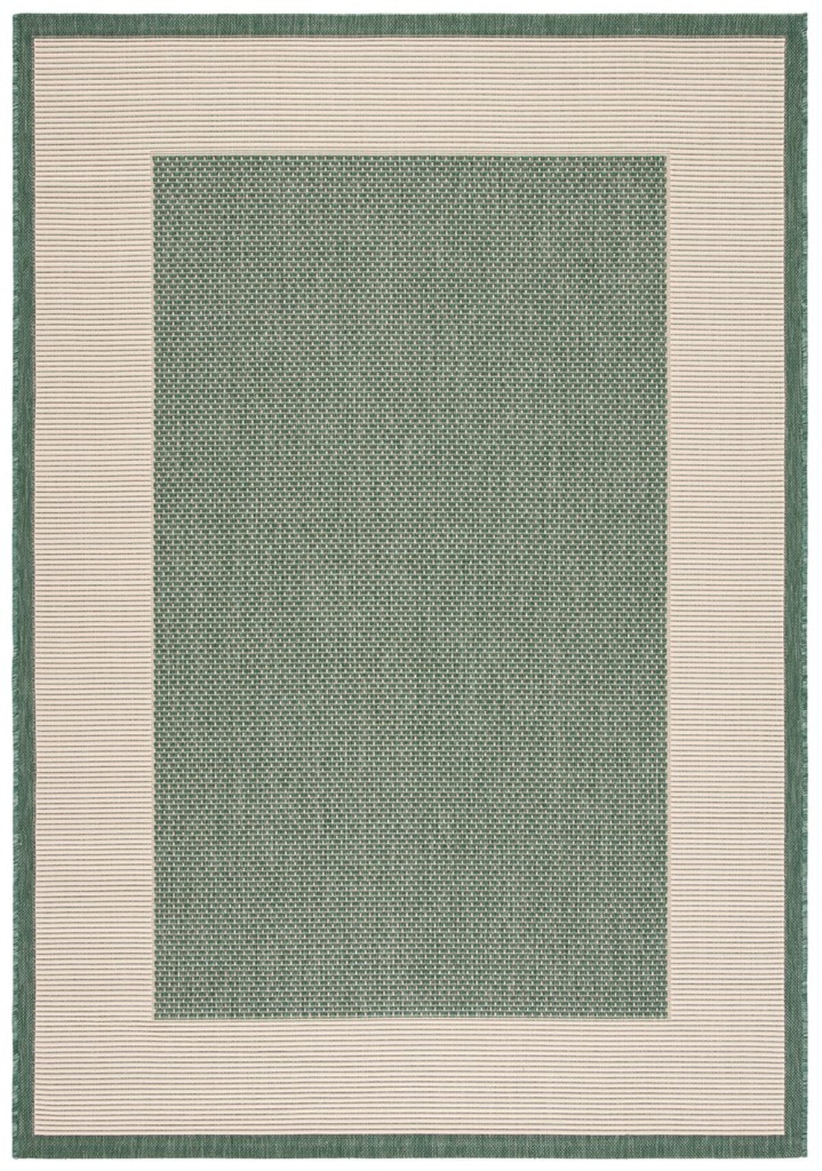  Safavieh Courtyard 7987 Indoor / Outdoor Rug - Beige / Dark Green - Bonton