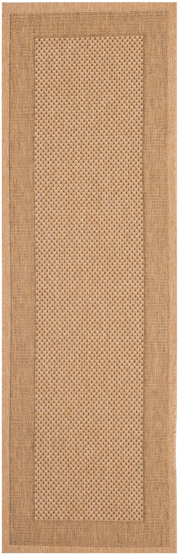  Safavieh Courtyard 7987 Indoor / Outdoor Rug - Beige / Dark Green - Bonton