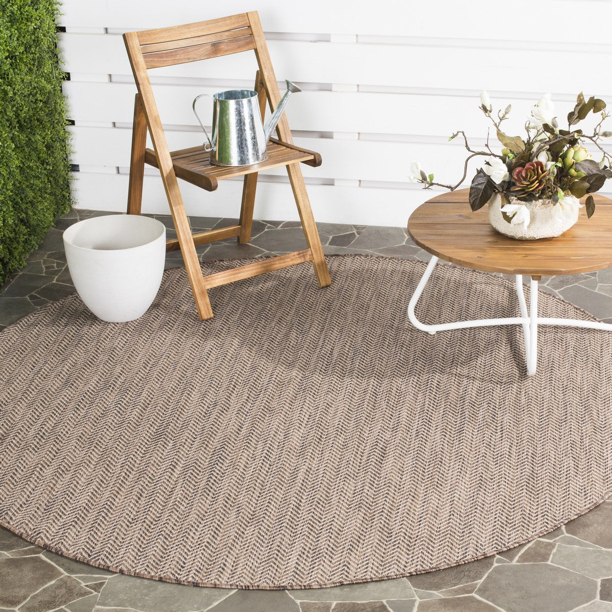  Safavieh Courtyard 8022 Indoor / Outdoor Rug - Dark Green / Beige - Bonton