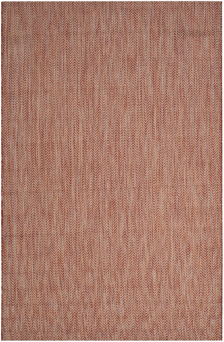  Safavieh Courtyard 8022 Indoor / Outdoor Rug - Red / Beige - Bonton