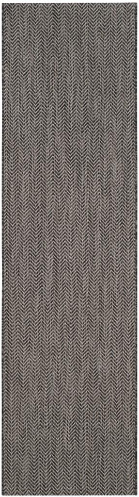  Safavieh Courtyard 8022 Indoor / Outdoor Rug - Grey / Navy - Bonton