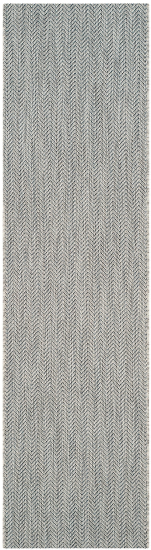  Safavieh Courtyard 8022 Indoor / Outdoor Rug - Grey / Navy - Bonton