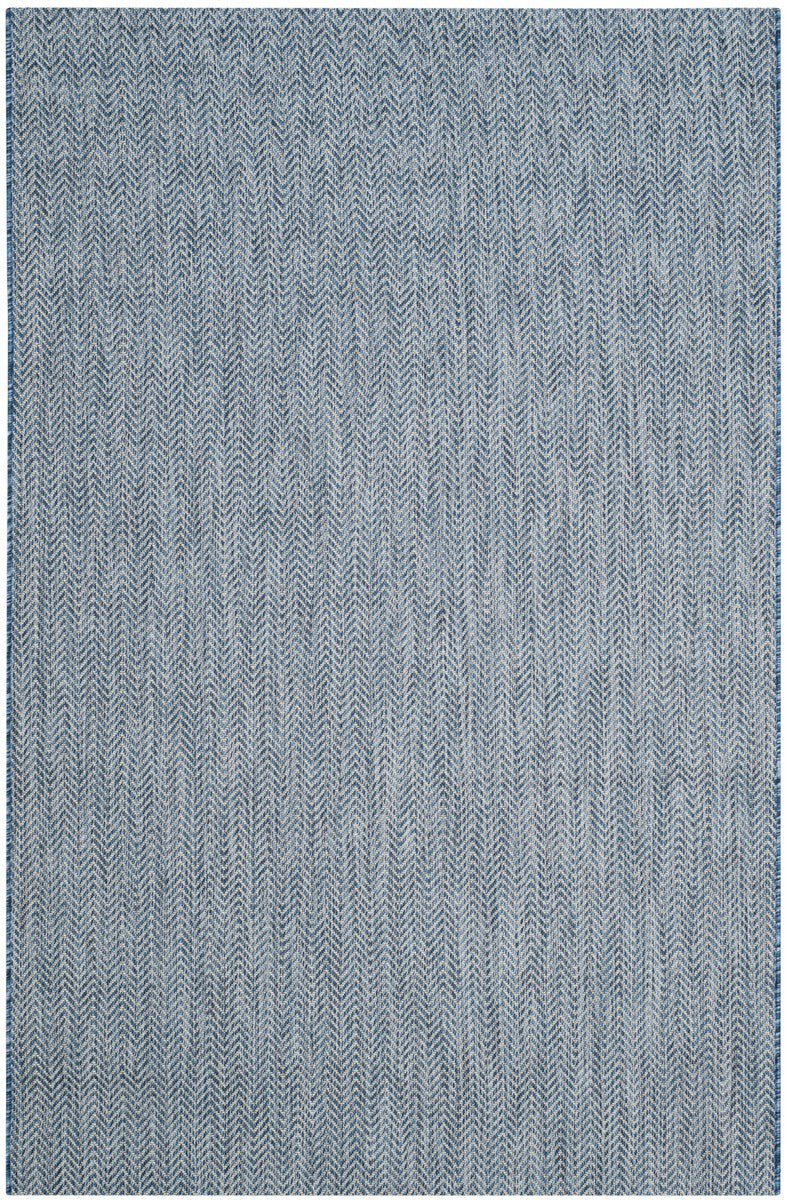  Safavieh Courtyard 8022 Indoor / Outdoor Rug - Grey / Navy - Bonton