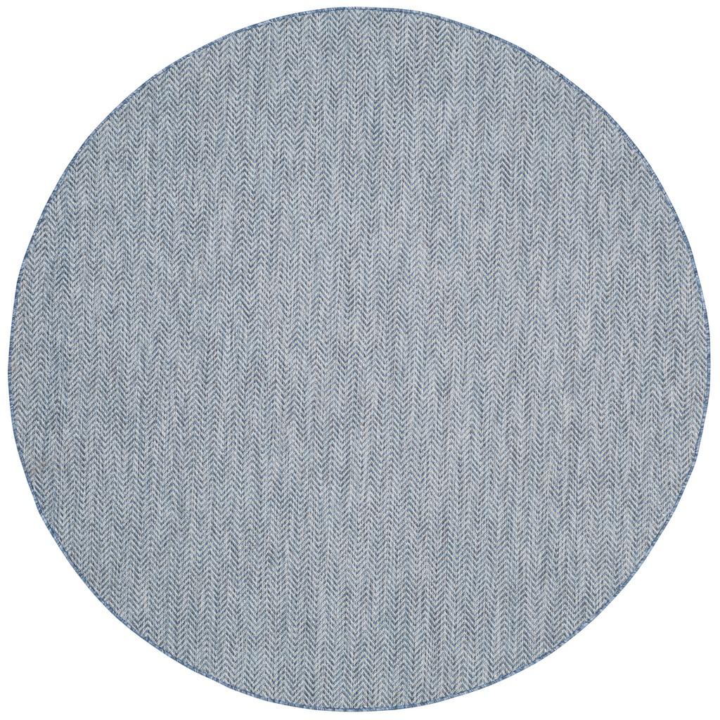  Safavieh Courtyard 8022 Indoor / Outdoor Rug - Grey / Navy - Bonton