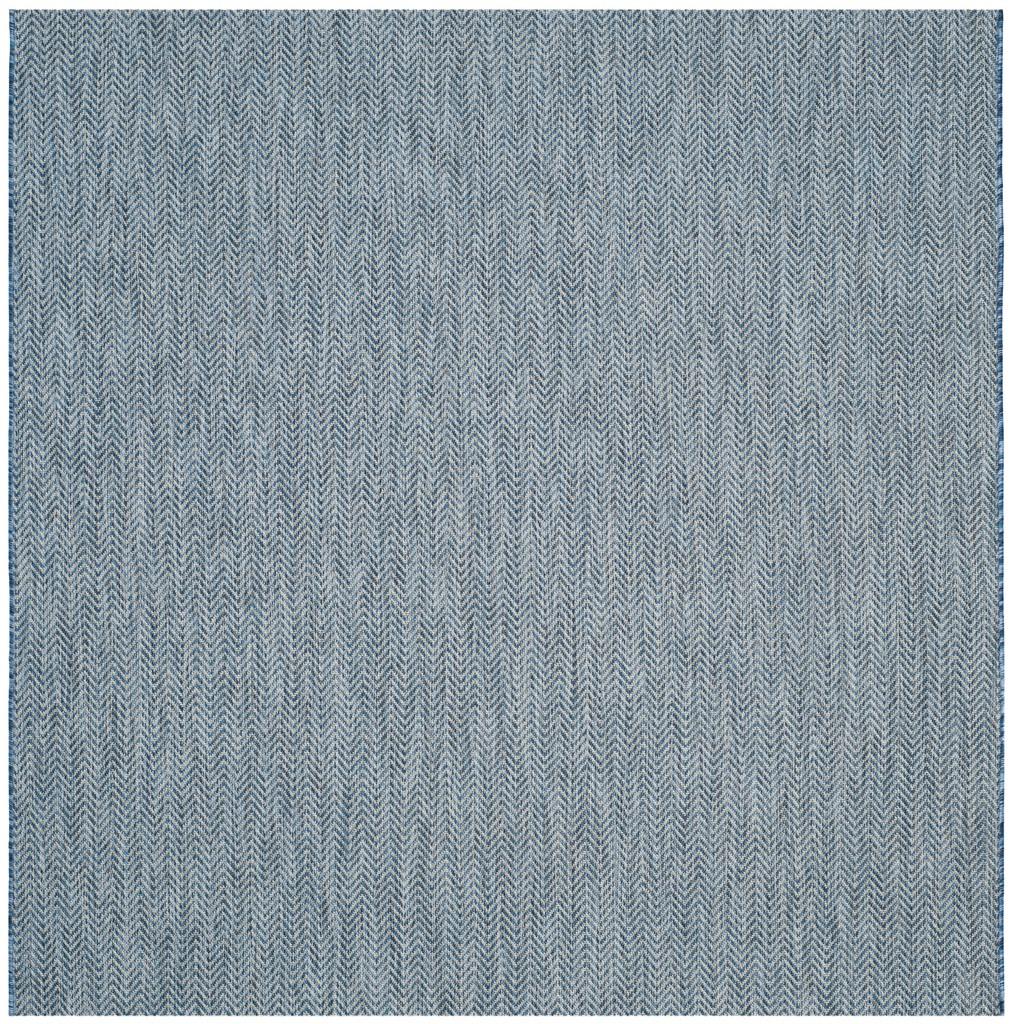  Safavieh Courtyard 8022 Indoor / Outdoor Rug - Grey / Navy - Bonton