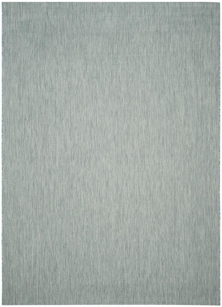  Safavieh Courtyard 8022 Indoor / Outdoor Rug - Grey / Navy - Bonton