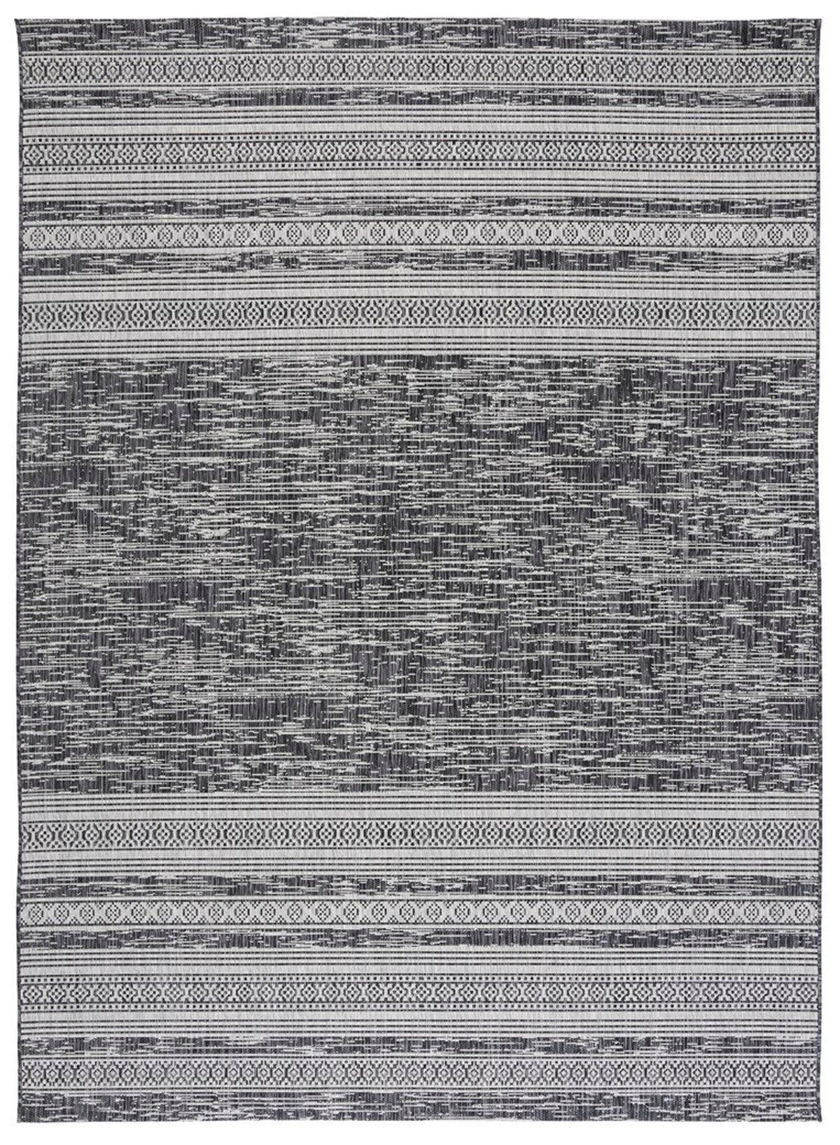  Safavieh Santorini Beach 1 Indoor / Outdoor Rug - Aqua / Grey - Bonton