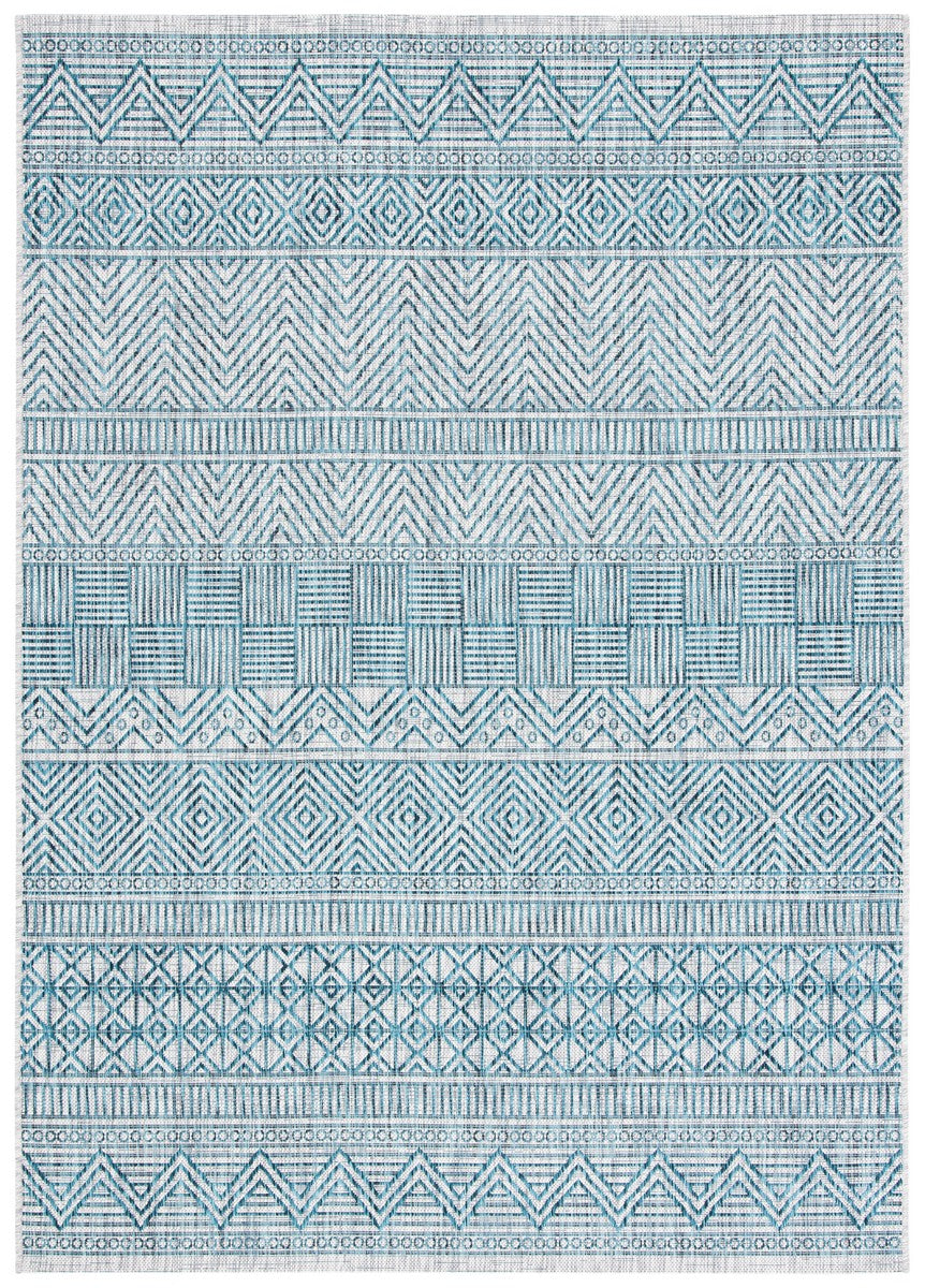  Safavieh Courtyard 8196 Indoor / Outdoor Rug - Beige / Green - Bonton