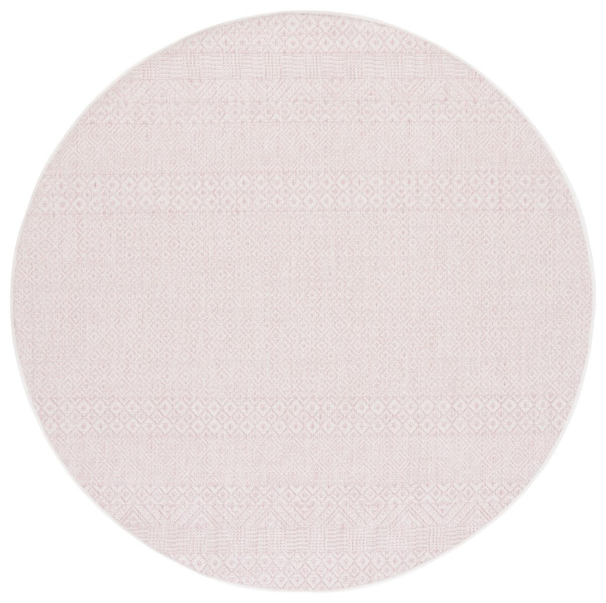  Safavieh Courtyard 8235 Indoor / Outdoor Rug - Ivory / Soft Pink - Bonton