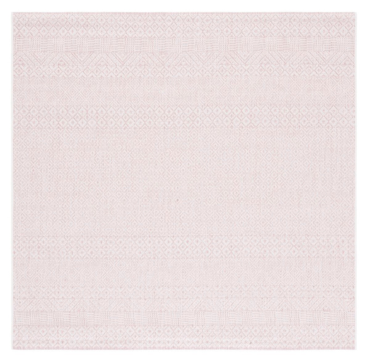  Safavieh Courtyard 8235 Indoor / Outdoor Rug - Ivory / Soft Pink - Bonton