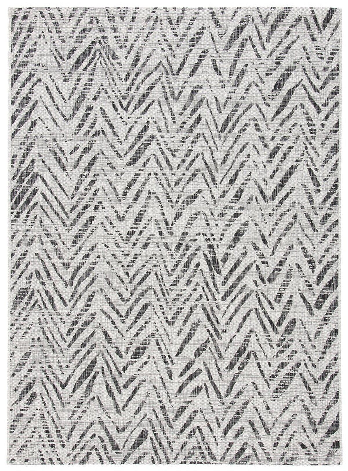  Safavieh Courtyard 8387 Indoor / Outdoor Rug - Grey / Black - Bonton