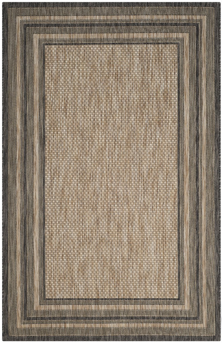  Safavieh Courtyard 8475 Indoor / Outdoor Rug - Ivory / Green - Bonton