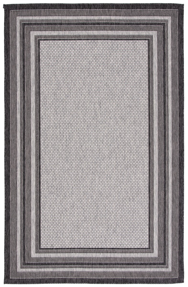  Safavieh Courtyard 8475 Indoor / Outdoor Rug - Natural / Black - Bonton