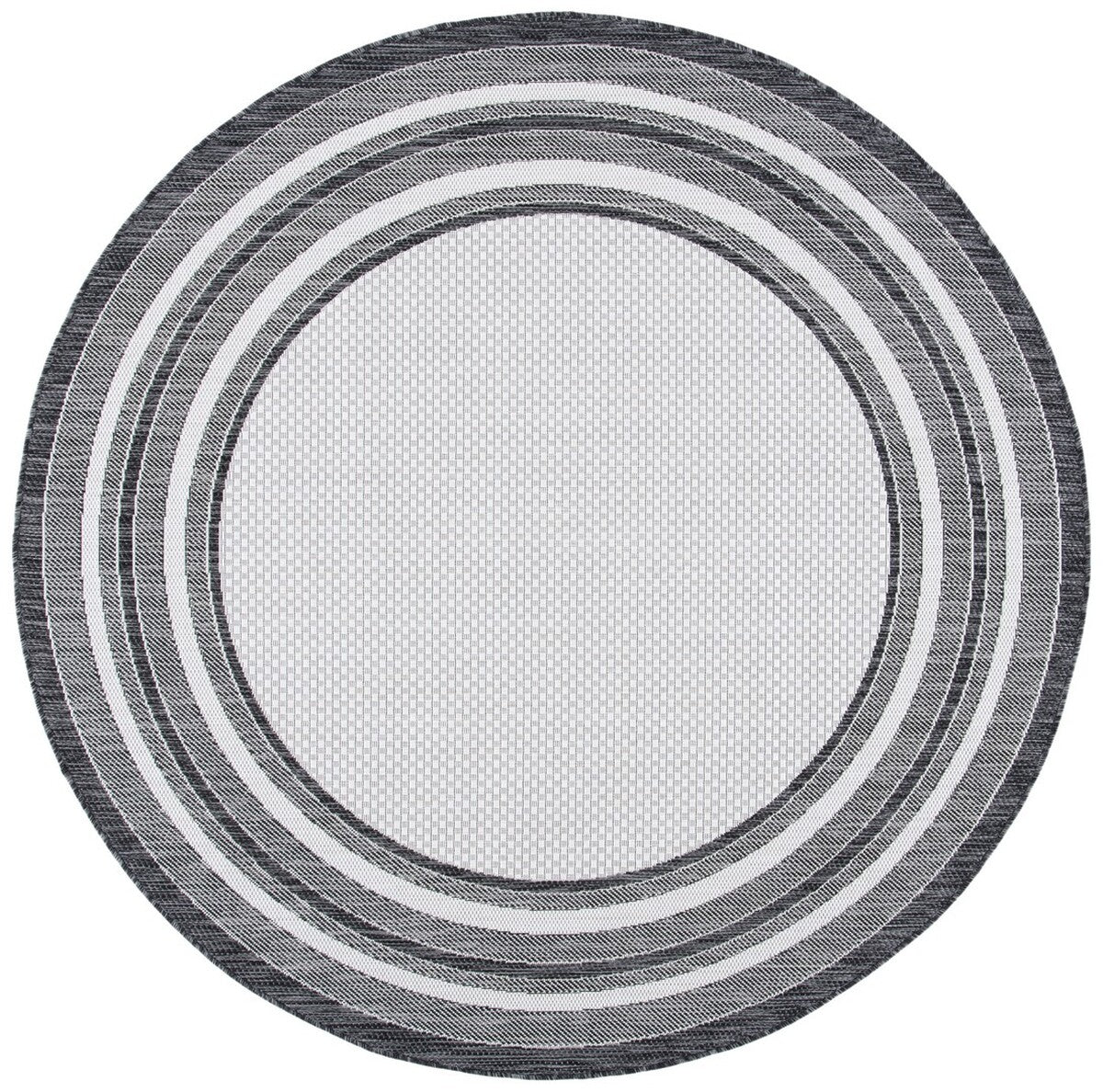  Safavieh Courtyard 8475 Indoor / Outdoor Rug - Light Grey / Black - Bonton