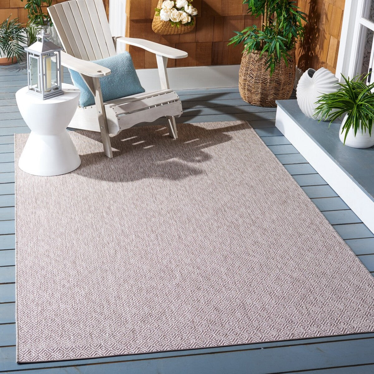  Safavieh Courtyard 8520 Indoor / Outdoor Rug - Navy / Navy - Bonton