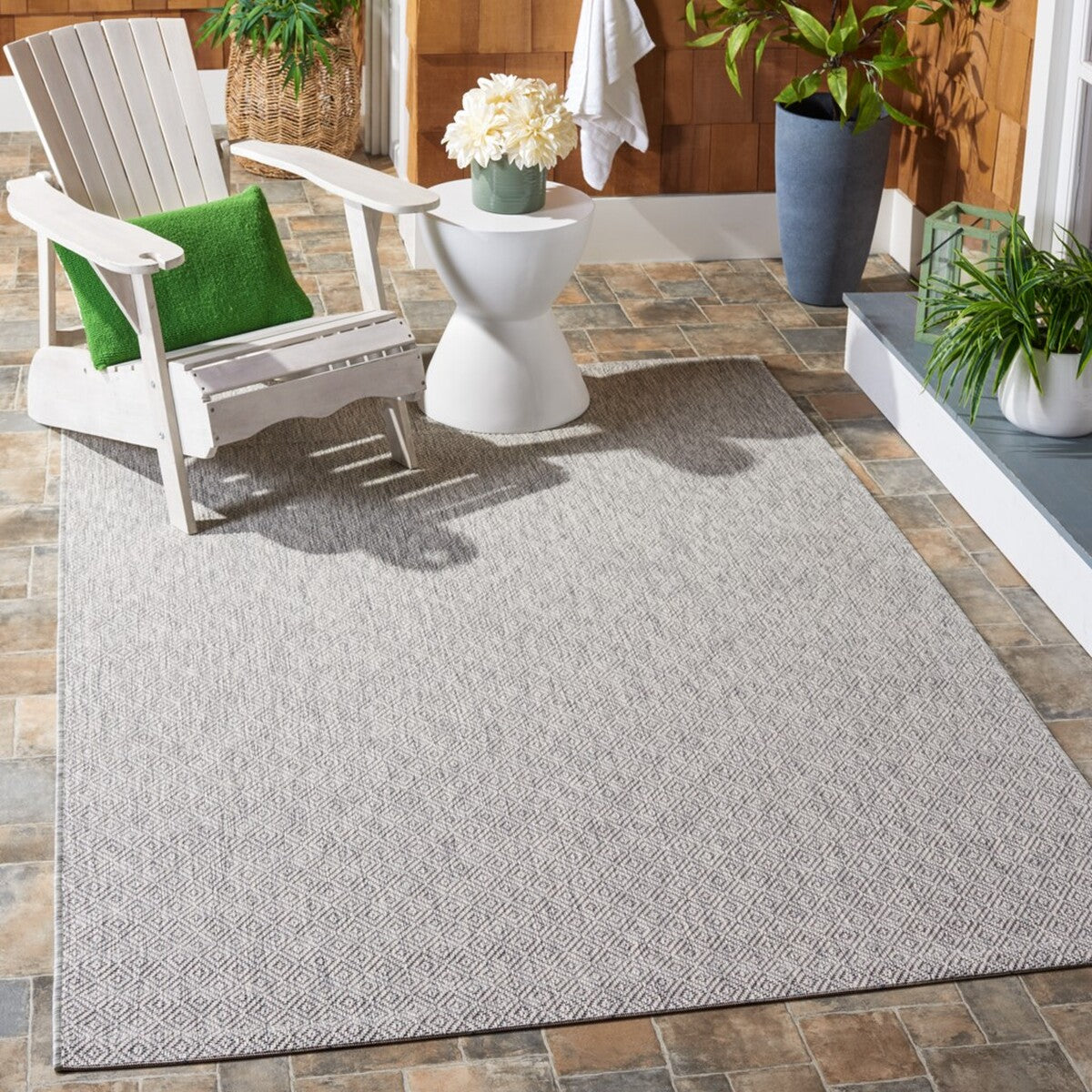  Safavieh Courtyard 8520 Indoor / Outdoor Rug - Navy / Navy - Bonton