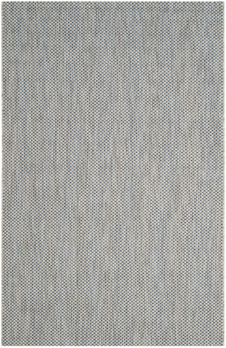  Safavieh Courtyard 8521 Indoor / Outdoor Rug - Grey / Navy - Bonton