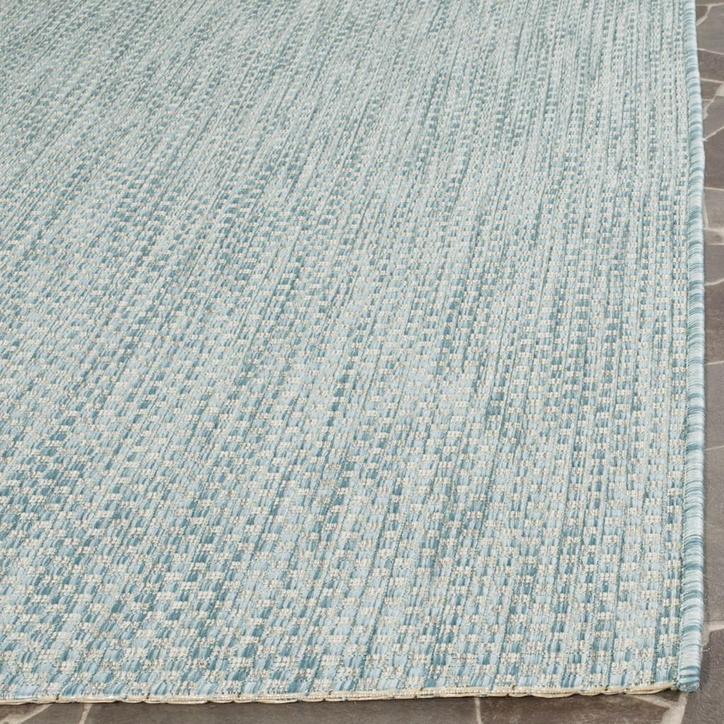  Safavieh Courtyard 8521 Indoor / Outdoor Rug - Green / Blue - Bonton