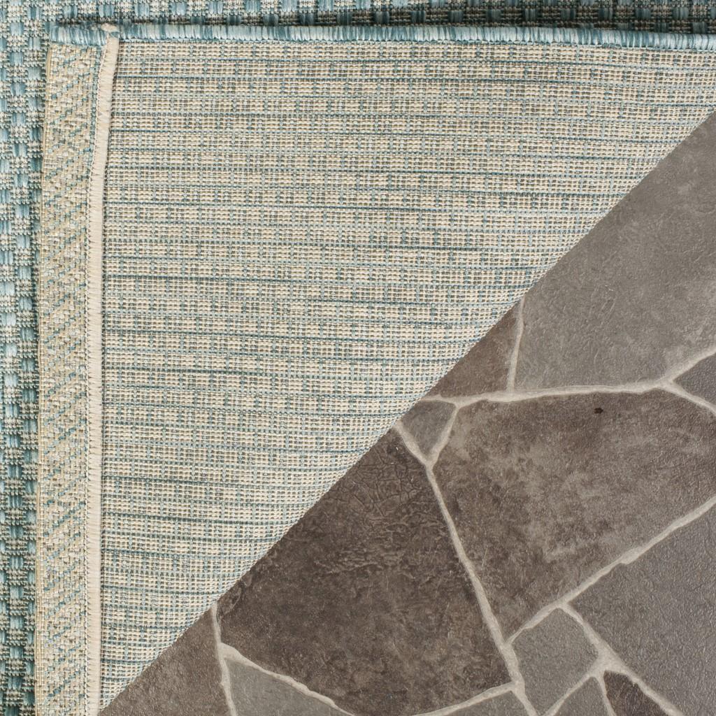  Safavieh Courtyard 8521 Indoor / Outdoor Rug - Grey / Navy - Bonton