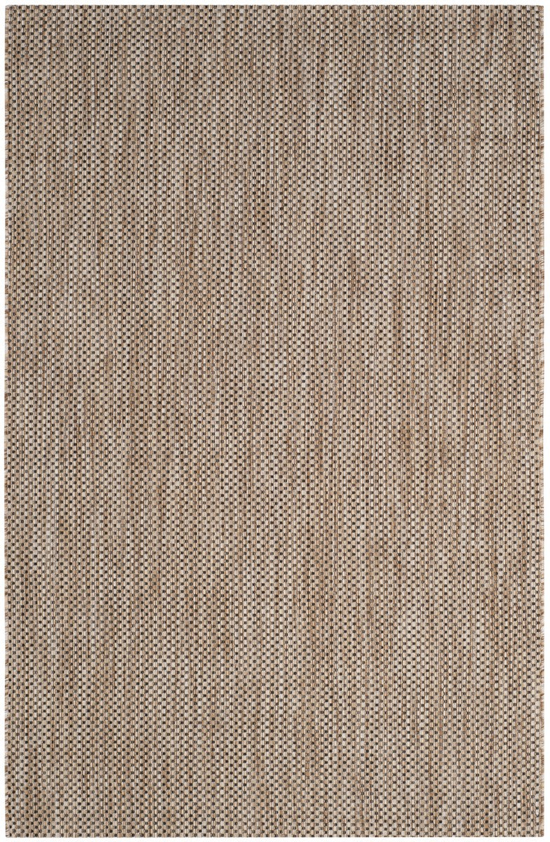  Safavieh Courtyard 8521 Indoor / Outdoor Rug - Natural / Black - Bonton