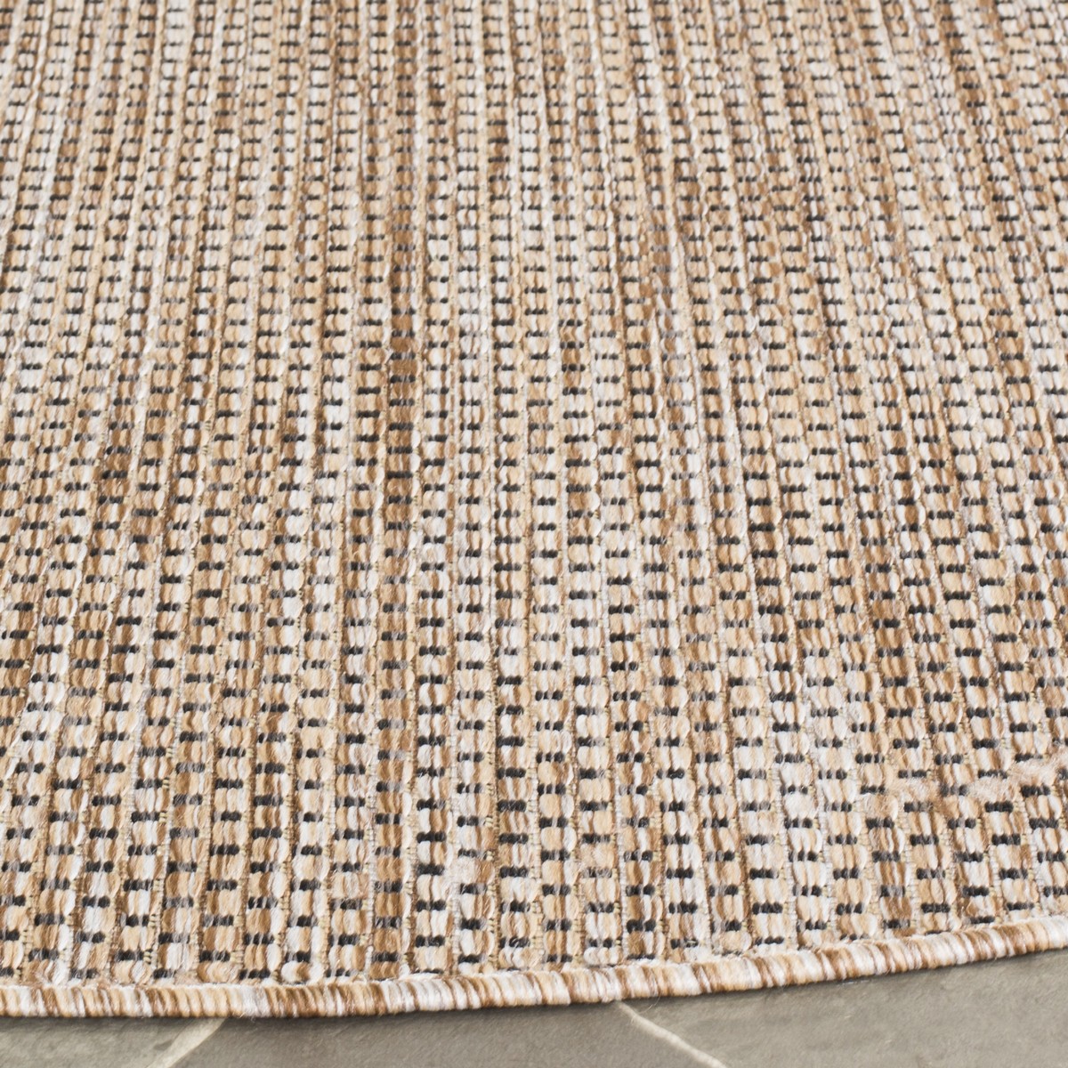  Safavieh Courtyard 8521 Indoor / Outdoor Rug - Beige / Brown - Bonton