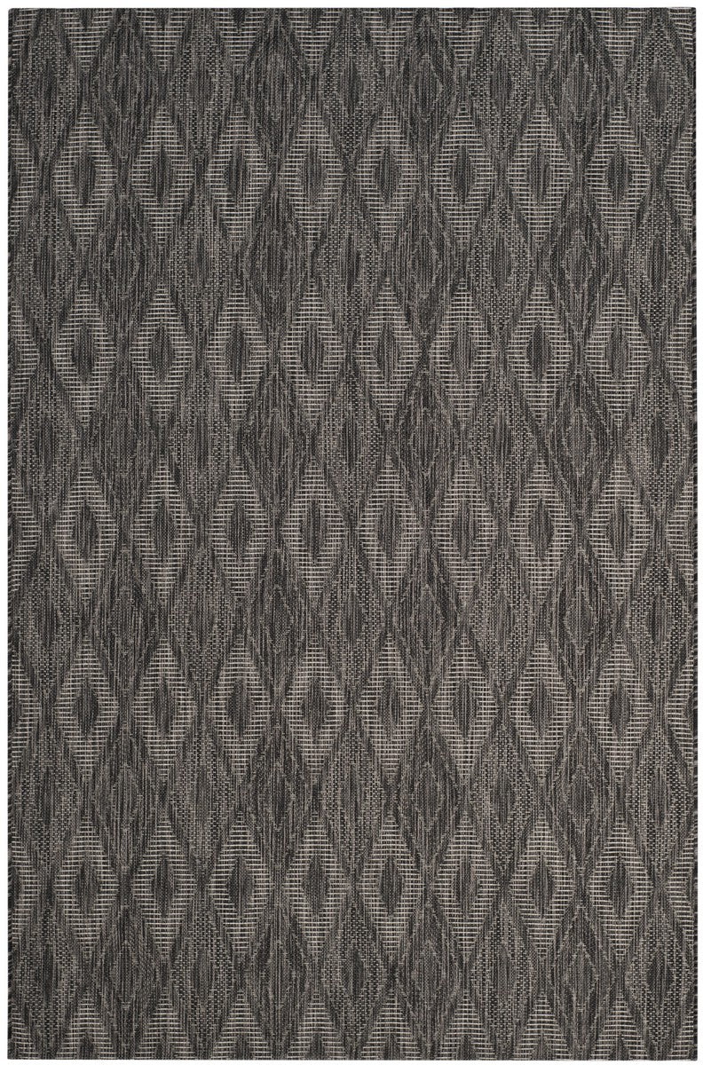  Safavieh Courtyard 8522 Indoor / Outdoor Rug - Black / Black - Bonton