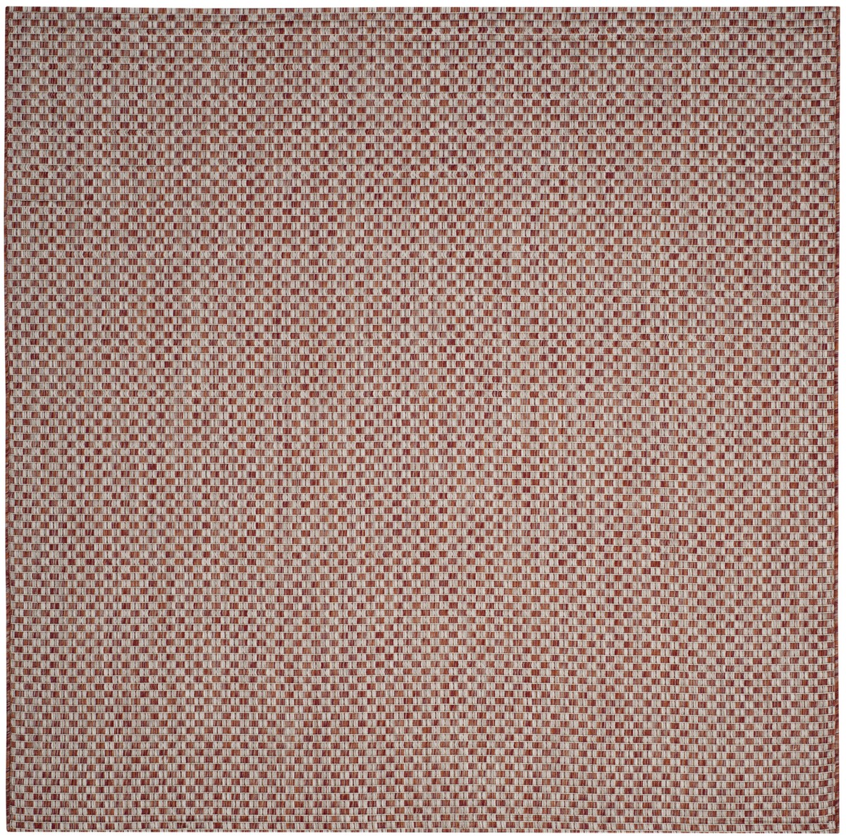  Safavieh Courtyard 8653 Indoor / Outdoor Rug - Rust / Light Grey - Bonton