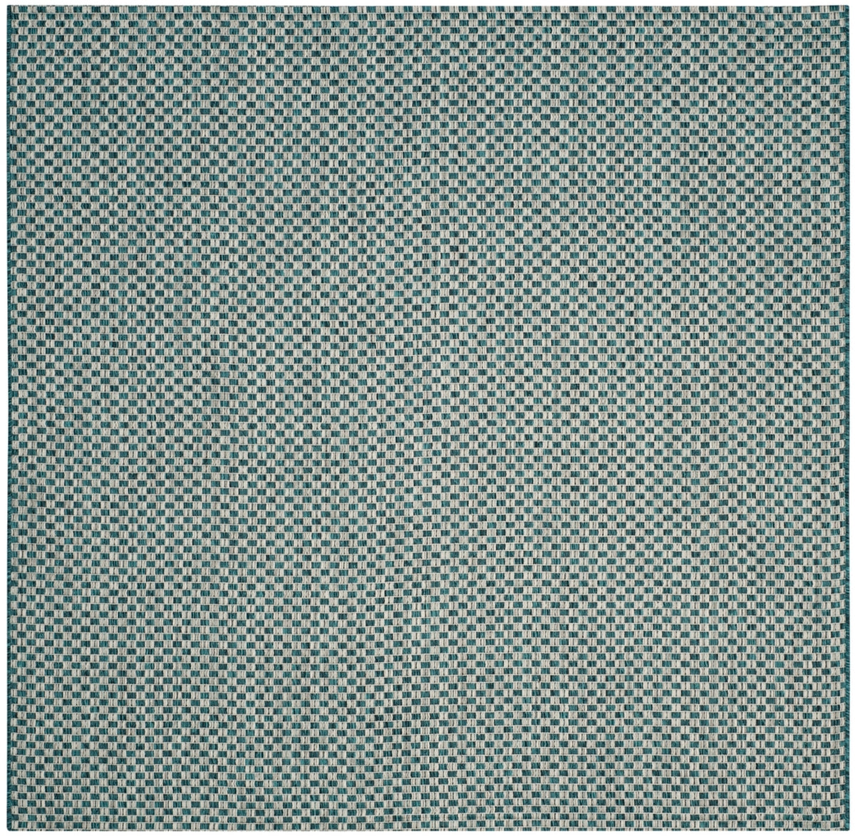  Safavieh Courtyard 8653 Indoor / Outdoor Rug - Light Blue / Light Grey - Bonton