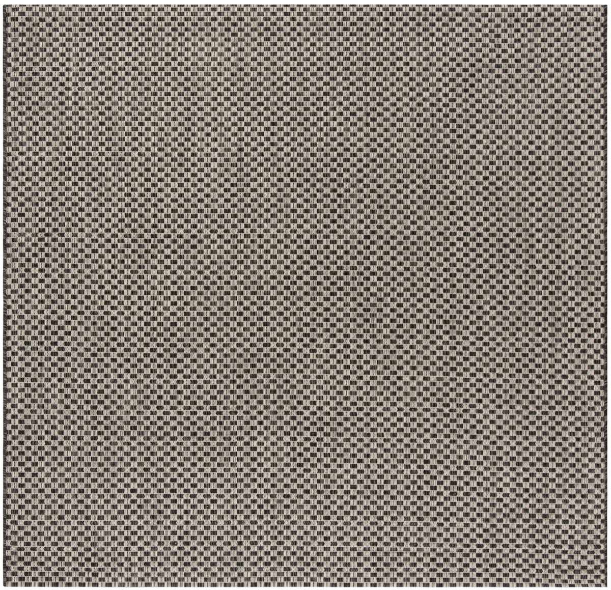  Safavieh Courtyard 8653 Indoor / Outdoor Rug - Black / Light Grey - Bonton