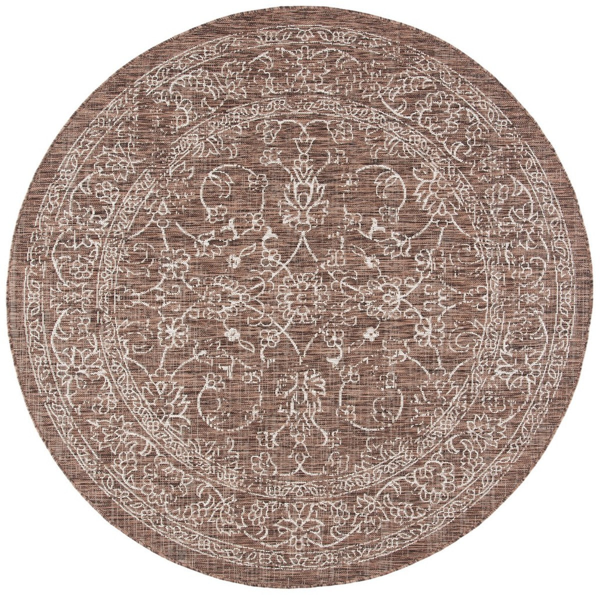  Safavieh Courtyard 8680 Indoor / Outdoor Rug - Gold / Ivory - Bonton