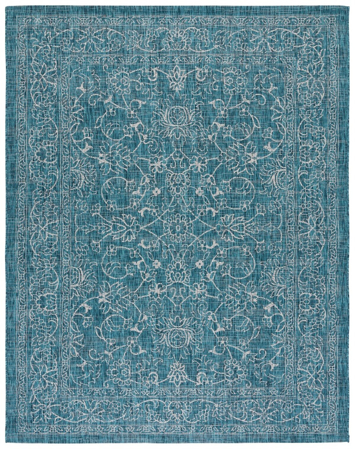  Safavieh Courtyard 8680 Indoor / Outdoor Rug - Navy / Ivory - Bonton