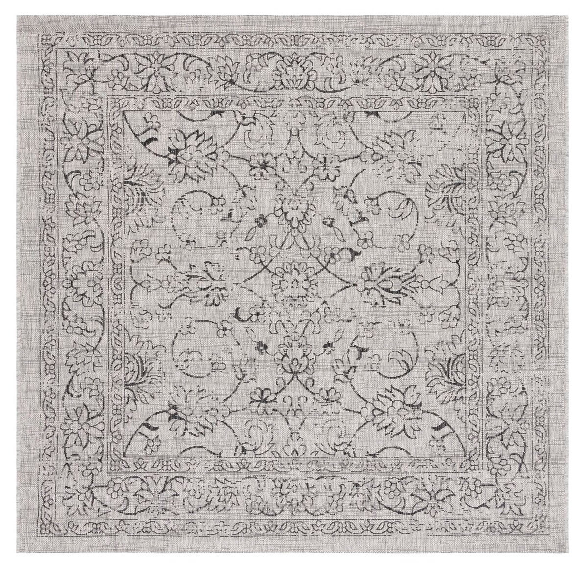  Safavieh Courtyard 8680 Indoor / Outdoor Rug - Brown / Ivory - Bonton