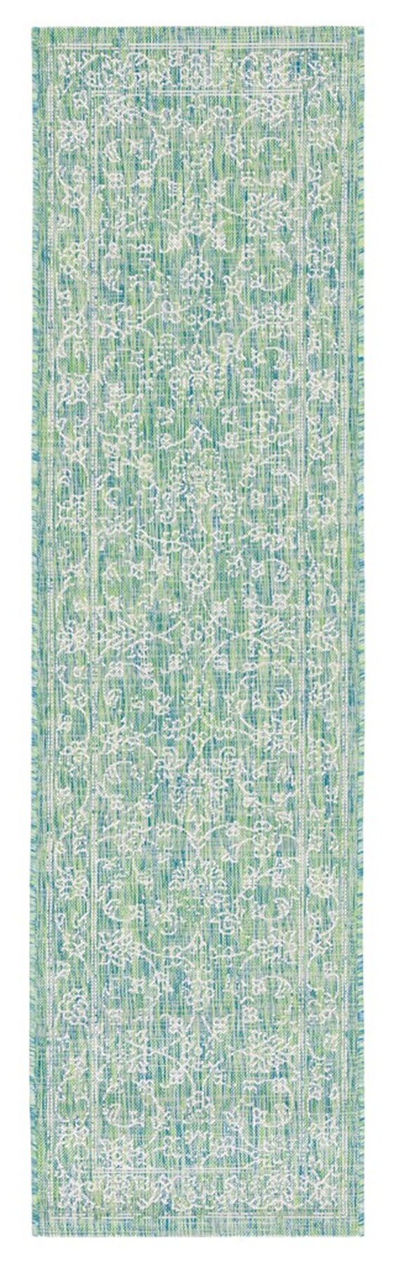  Safavieh Courtyard 8680 Indoor / Outdoor Rug - Turquoise - Bonton